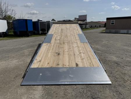 New 2026 Nordtek 102X24 Deckover Trailer 16K GVWR Hyd. Jack w/Remote