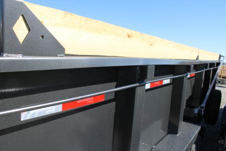New 2026 Diamond C Trailers 16' 15.5K GVWR STOCK ID 58239 Dump Trailer
