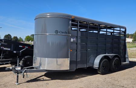 New 2026 Circle D 6' x 16' Stock Trailer