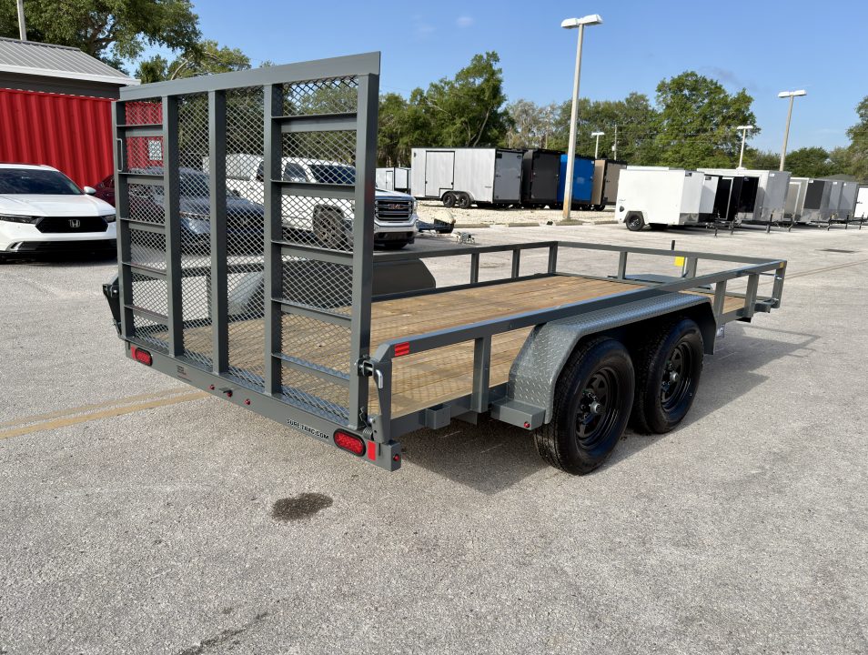 New 2026 Sure-Trac 7x14 Tube Top 7K Utility Trailer