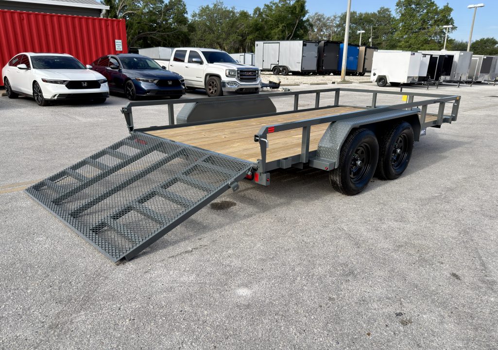 New 2026 Sure-Trac 7x14 Tube Top 7K Utility Trailer