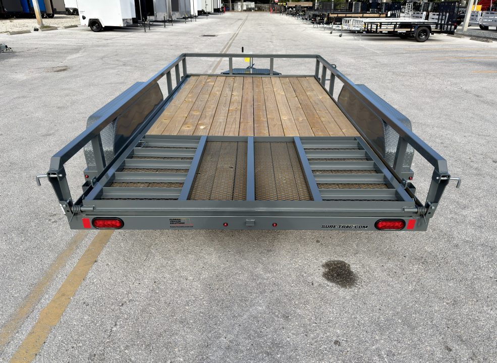 New 2026 Sure-Trac 7x14 Tube Top 7K Utility Trailer