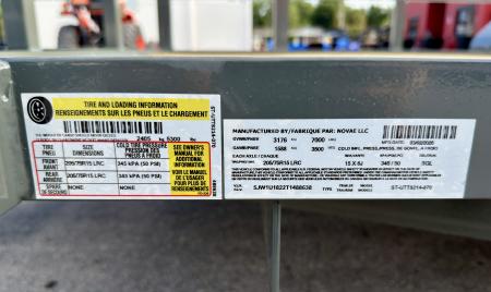 New 2026 Sure-Trac 7x14 Tube Top 7K Utility Trailer