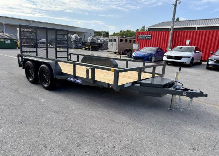 New 2026 Sure-Trac 7x14 Tube Top 7K Utility Trailer