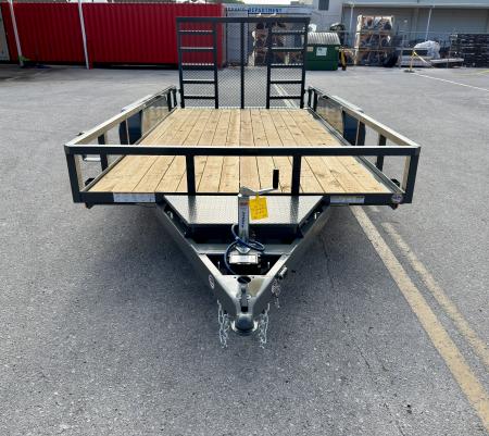 New 2026 Sure-Trac 7x14 Tube Top 7K Utility Trailer