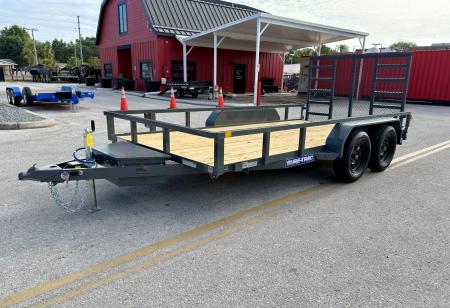 New 2026 Sure-Trac 7x14 Tube Top 7K Utility Trailer