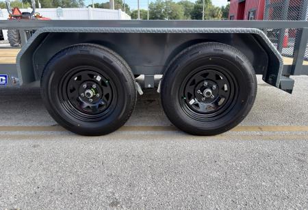 New 2026 Sure-Trac 7x14 Tube Top 7K Utility Trailer