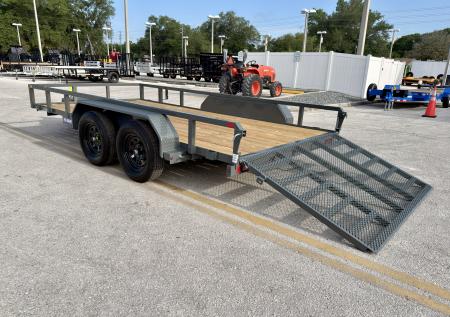 New 2026 Sure-Trac 7x14 Tube Top 7K Utility Trailer