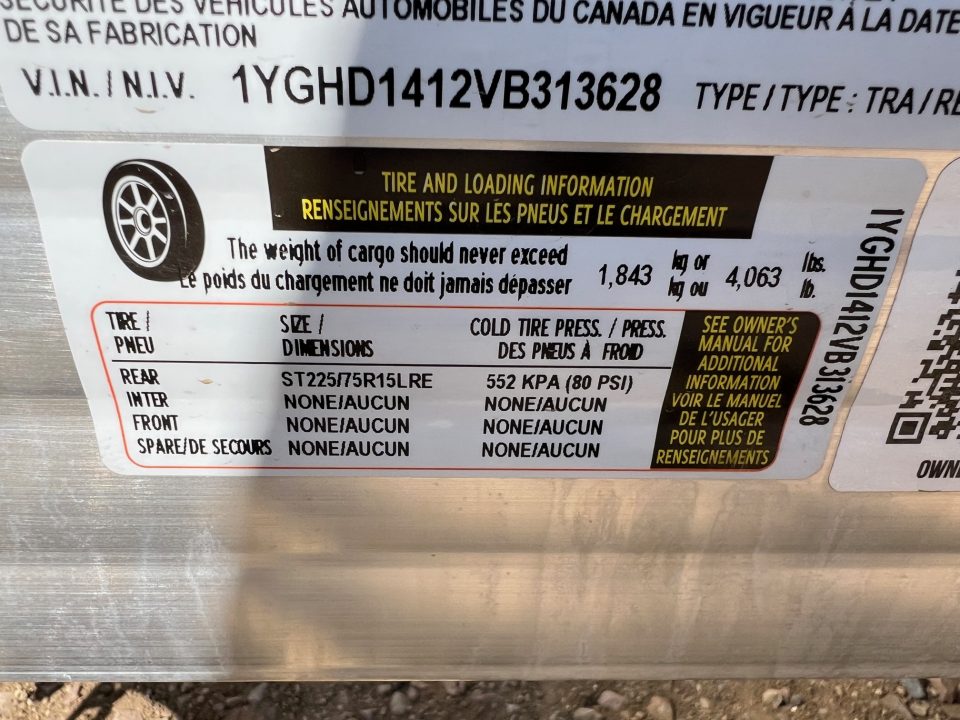 New 2027 Aluma 8214H 5K Axle Aluminum Utility Trailer