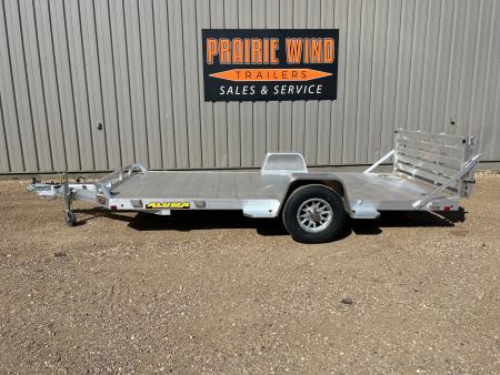 New 2027 Aluma 8214H 5K Axle Aluminum Utility Trailer