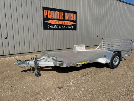 New 2027 Aluma 8214H 5K Axle Aluminum Utility Trailer