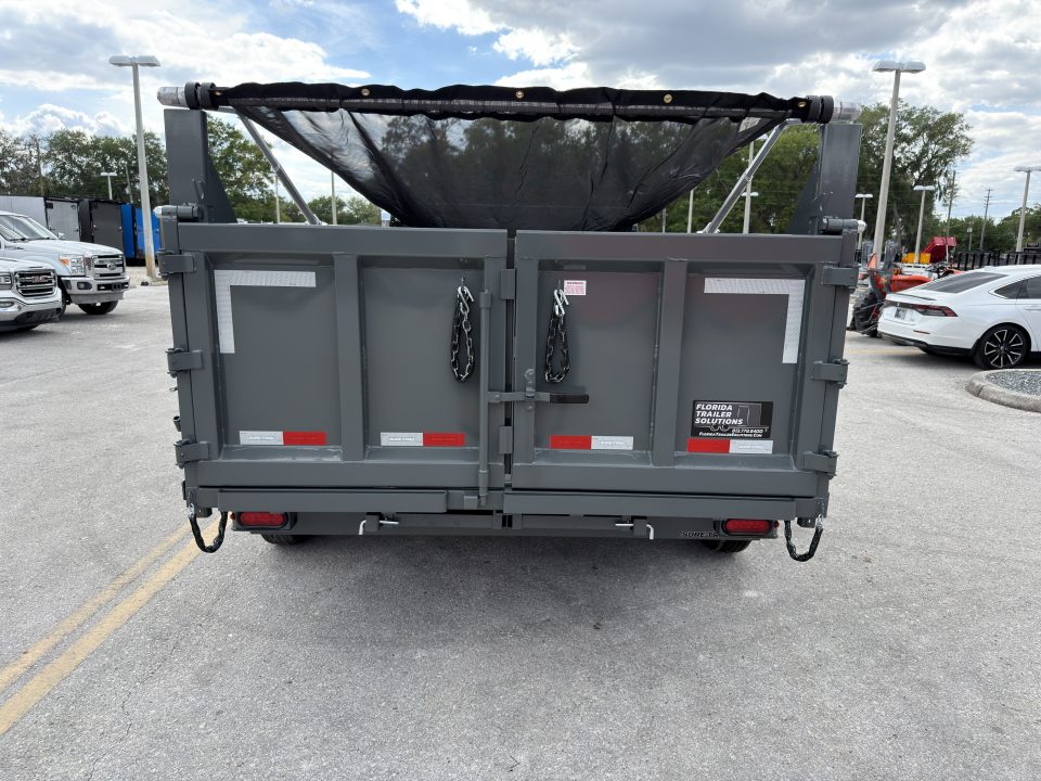 New 2026 Sure-Trac 7x14 HD Low Profile 3' Sided Telescopic 14K Dump Trailer