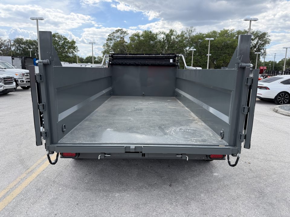 New 2026 Sure-Trac 7x14 HD Low Profile 3' Sided Telescopic 14K Dump Trailer