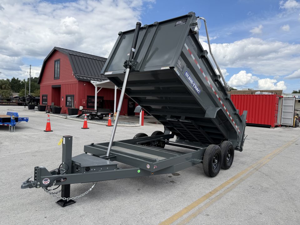New 2026 Sure-Trac 7x14 HD Low Profile 3' Sided Telescopic 14K Dump Trailer