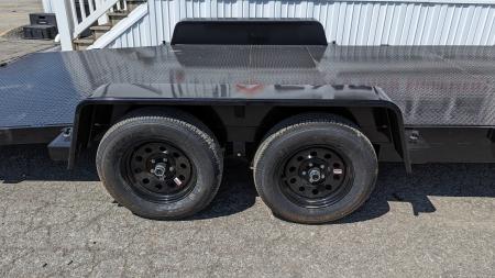 New 2026 BWISE 20' HD Diamond Deck Car Hauler w/ Removable Fenders