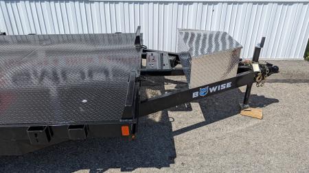 New 2026 BWISE 20' HD Diamond Deck Car Hauler w/ Removable Fenders