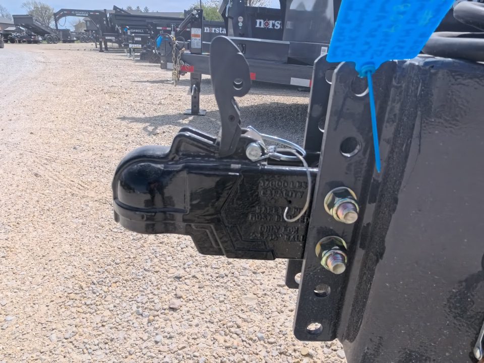 New 2026 Iron Bull 83 x 14 DWB Dump Trailer with 2) 7K GVWR Straight Axles and 2) Fwd. Adj. Electric Brakes, Slide-In Aluminum Ramps