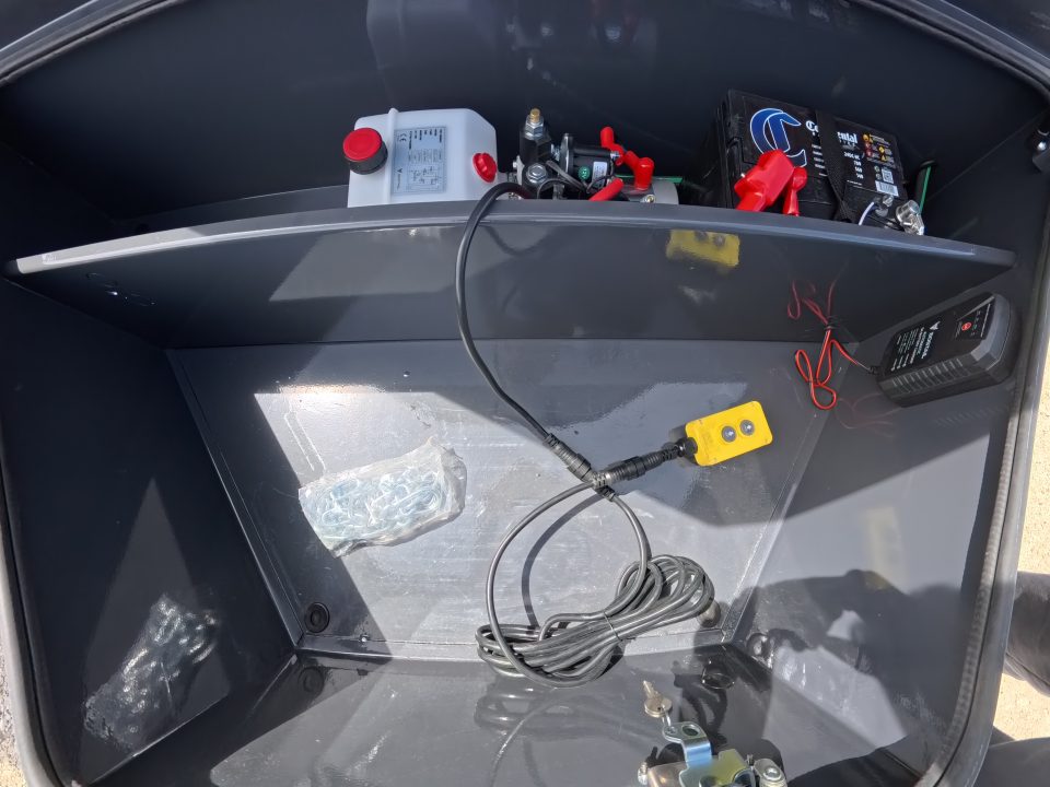 New 2026 Iron Bull 83 x 14 DWB Dump Trailer with 2) 7K GVWR Straight Axles and 2) Fwd. Adj. Electric Brakes, Slide-In Aluminum Ramps