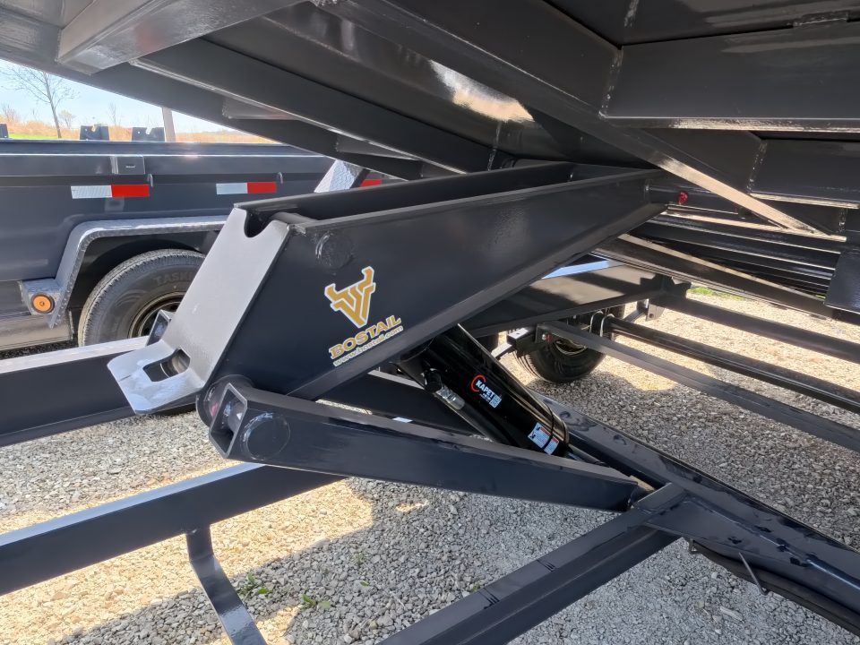 New 2026 Iron Bull 83 x 14 DWB Dump Trailer with 2) 7K GVWR Straight Axles and 2) Fwd. Adj. Electric Brakes, Slide-In Aluminum Ramps