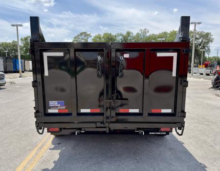 New 2026 Sure-Trac 7x14 HD Low Profile 4' Side Telescopic 16K Dump Trailer