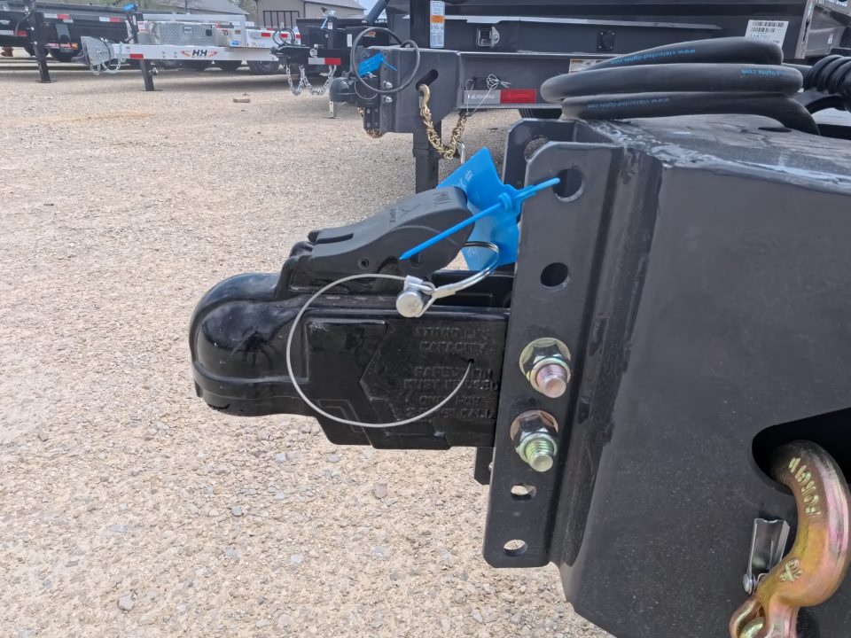 New 2026 Iron Bull 83 x 14 DWB Dump Trailer with 2) 7K GVWR Straight Axles and 2) Fwd. Adj. Electric Brakes, Slide-In Aluminum Ramps