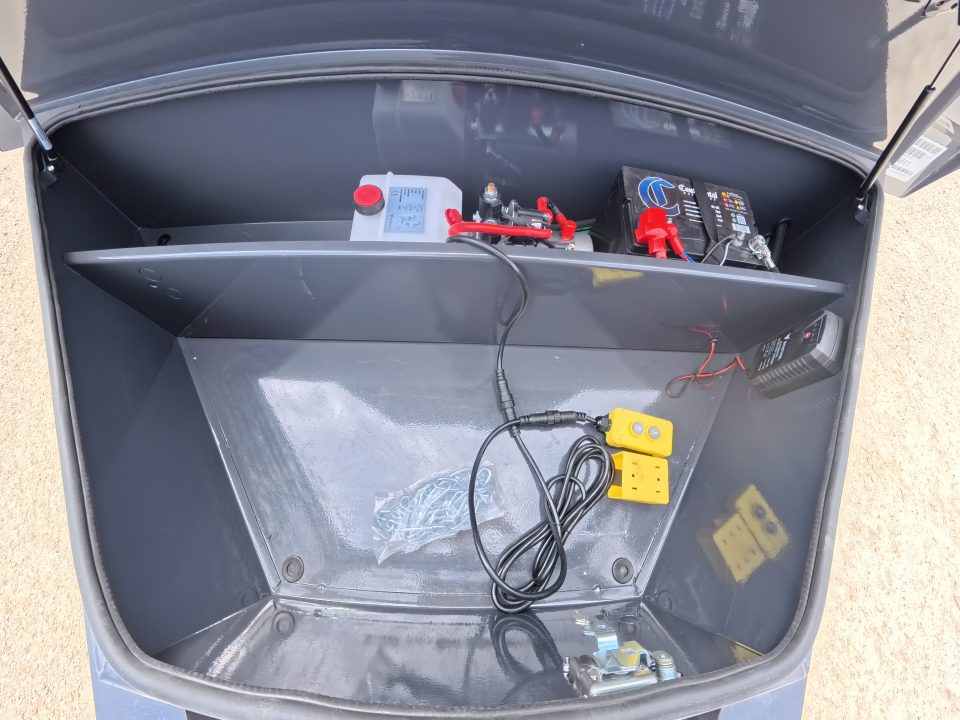 New 2026 Iron Bull 83 x 14 DWB Dump Trailer with 2) 7K GVWR Straight Axles and 2) Fwd. Adj. Electric Brakes, Slide-In Aluminum Ramps