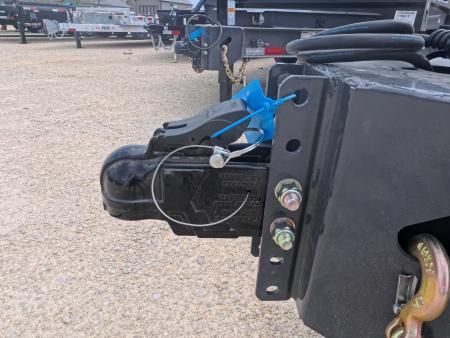 New 2026 Iron Bull 83 x 14 DWB Dump Trailer with 2) 7K GVWR Straight Axles and 2) Fwd. Adj. Electric Brakes, Slide-In Aluminum Ramps