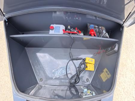 New 2026 Iron Bull 83 x 14 DWB Dump Trailer with 2) 7K GVWR Straight Axles and 2) Fwd. Adj. Electric Brakes, Slide-In Aluminum Ramps