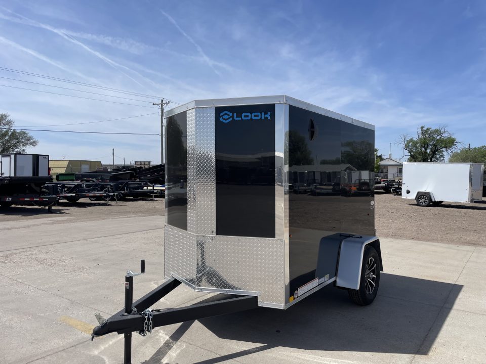 New 2026 Look Trailers 5' x 08' Single Axle 0.80 Composite Skin Cargo / Enclosed Trailer