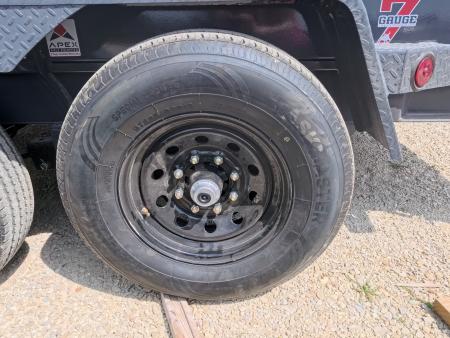 New 2026 Iron Bull 83 x 16 DWB Dump Trailer, Aluminum Ramps, 10 Ply Tires, Elec. Brakes, 2) 7K GVWR Straight Axles