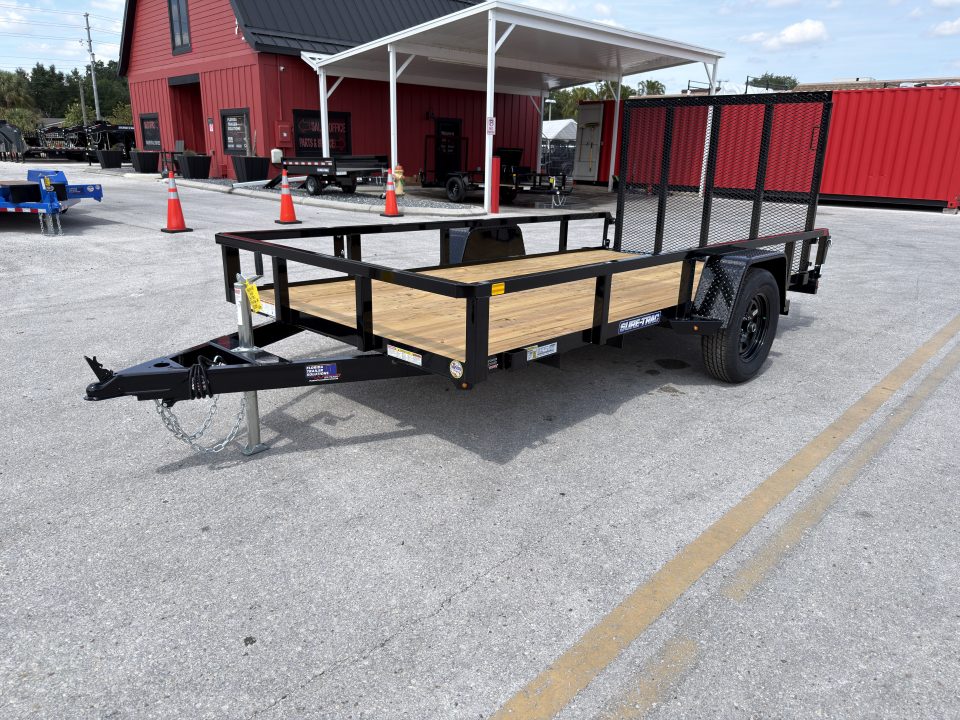 New 2026 Sure-Trac 6x12 Tube Top 3K Utility Trailer
