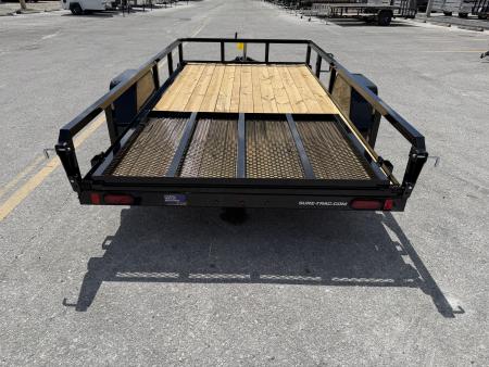 New 2026 Sure-Trac 6x12 Tube Top 3K Utility Trailer