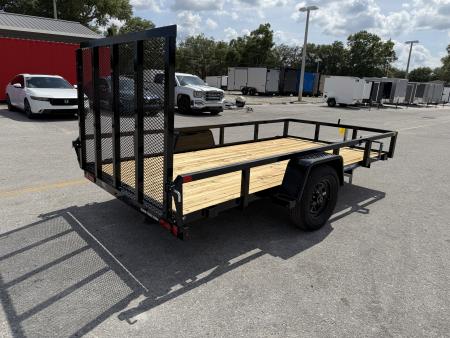 New 2026 Sure-Trac 6x12 Tube Top 3K Utility Trailer