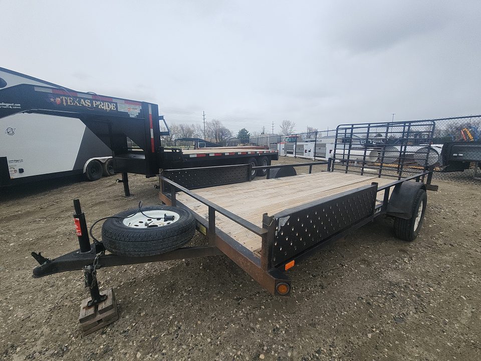 Used 2017 Rainbow Trailers 14' UTILITY Utility Trailer