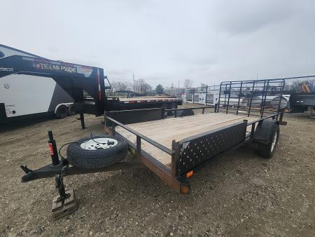 Used 2017 Rainbow Trailers 14' UTILITY Utility Trailer