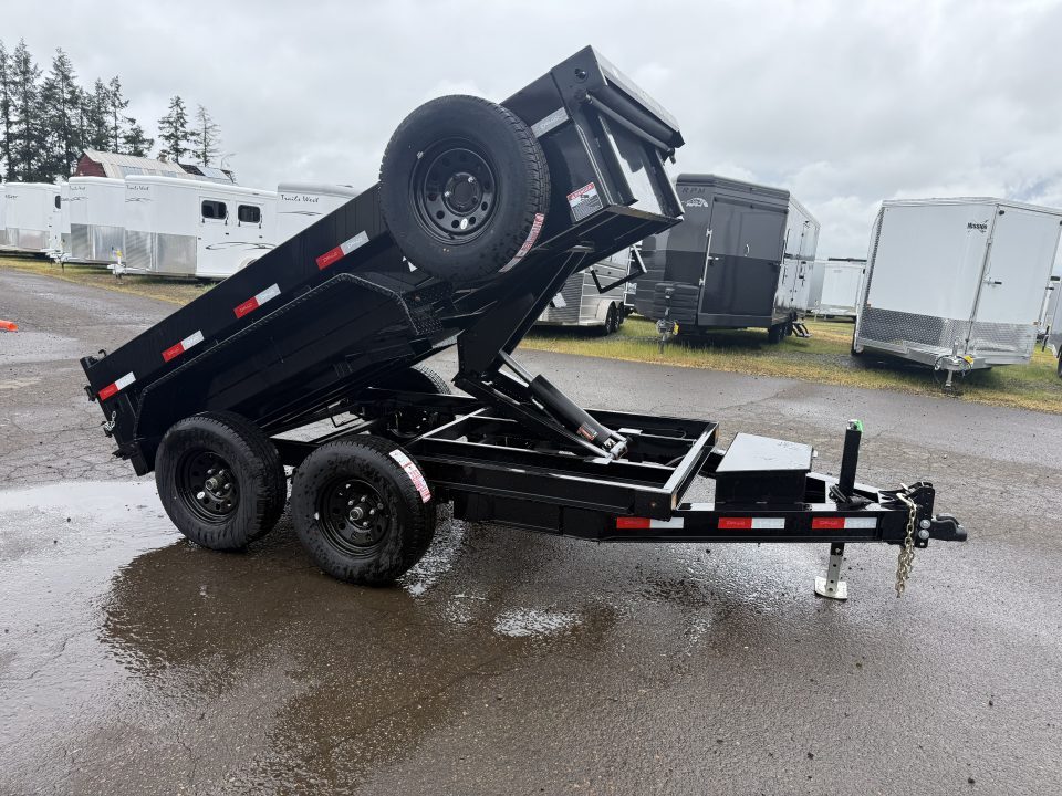 New 2026 Delco Trailers D110 5'x10' Dump Trailer-18" Sides-3500# Axles