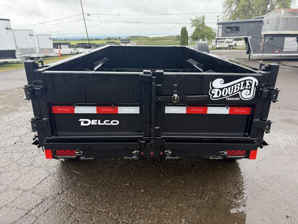 New 2026 Delco Trailers D110 5'x10' Dump Trailer-18" Sides-3500# Axles