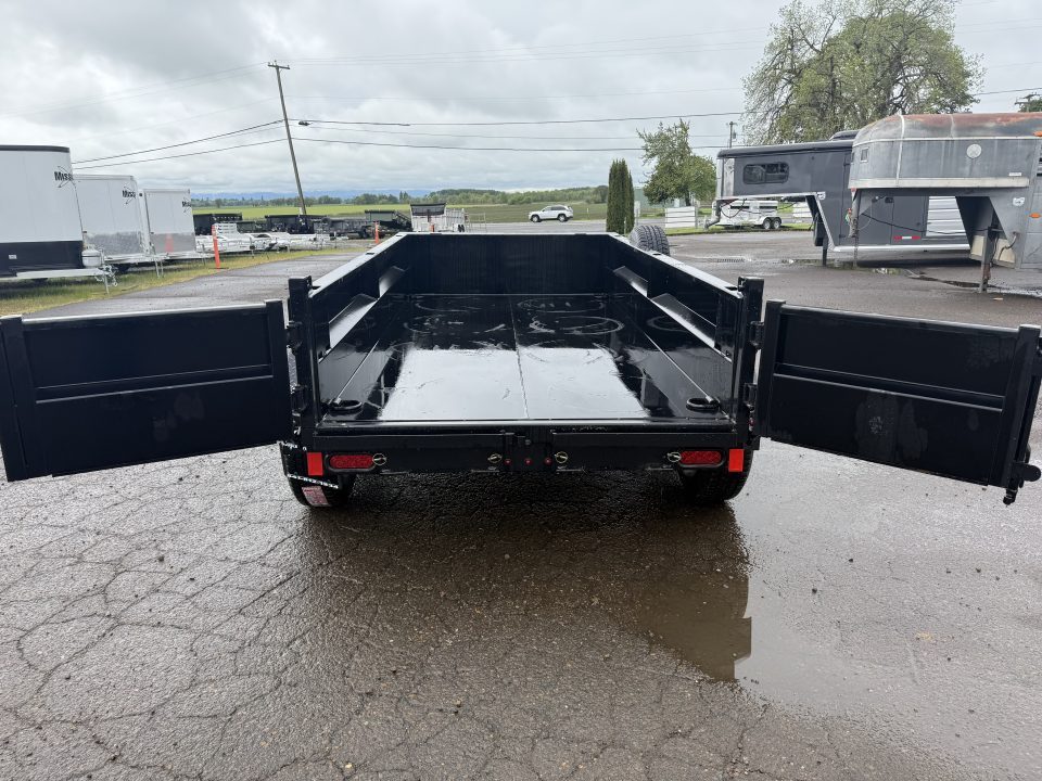 New 2026 Delco Trailers D110 5'x10' Dump Trailer-18" Sides-3500# Axles