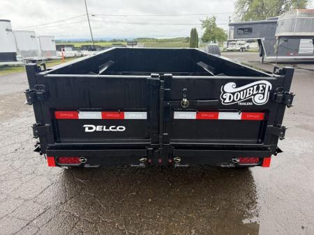 New 2026 Delco Trailers D110 5'x10' Dump Trailer-18" Sides-3500# Axles