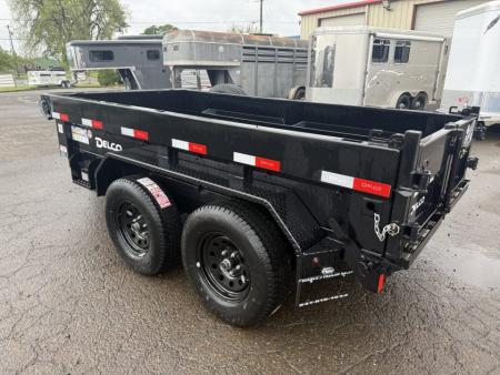 New 2026 Delco Trailers D110 5'x10' Dump Trailer-18" Sides-3500# Axles