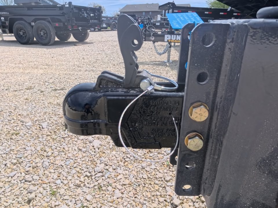 New 2026 Iron Bull 83 x 16 DWB Dump Trailer, Aluminum Ramps, 10 Ply Tires, Elec. Brakes, 2) 7K GVWR Straight Axles