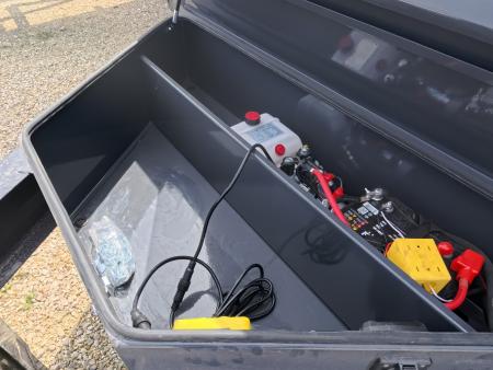 New 2026 Iron Bull 83 x 16 DWB Dump Trailer, Aluminum Ramps, 10 Ply Tires, Elec. Brakes, 2) 7K GVWR Straight Axles