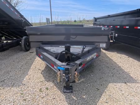 New 2026 Iron Bull 83 x 16 DWB Dump Trailer, Aluminum Ramps, 10 Ply Tires, Elec. Brakes, 2) 7K GVWR Straight Axles