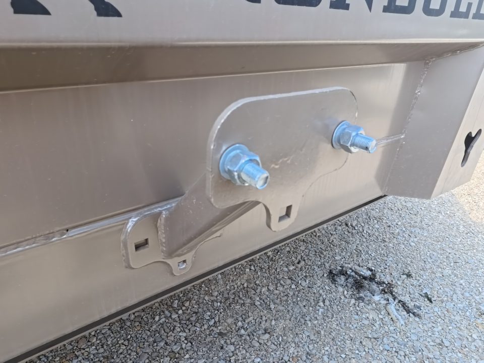 New 2026 Iron Bull 83 x 14 DWB Dump Trailer with 2) 7K GVWR Straight Axles and 2) Fwd. Adj. Electric Brakes, Slide-In Aluminum Ramps