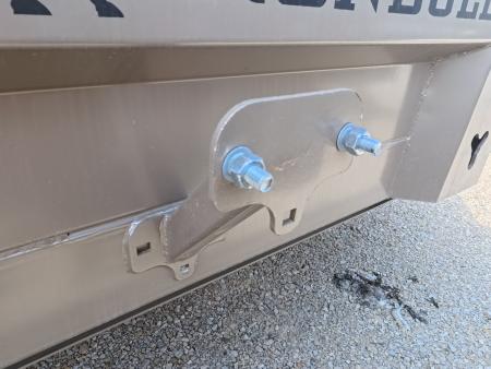 New 2026 Iron Bull 83 x 14 DWB Dump Trailer with 2) 7K GVWR Straight Axles and 2) Fwd. Adj. Electric Brakes, Slide-In Aluminum Ramps