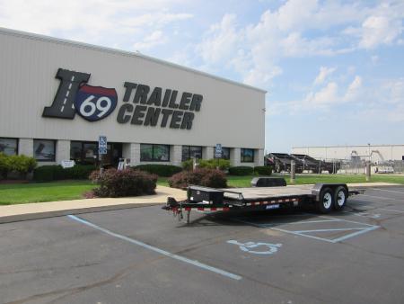 Used 2017 Sure-Trac 7 x 22 ST8222FWTE-B-140 Tilt Trailer 14K