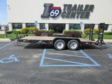 Used 2017 Sure-Trac 7 x 22 ST8222FWTE-B-140 Tilt Trailer 14K