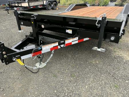 New CAR HAULER 2026 VERSATILE HD720 7X20 ROCK CRAWLER DRIVE OVER FENDERS DOVETAIL 10,000 GVWR TRAILER BLACK