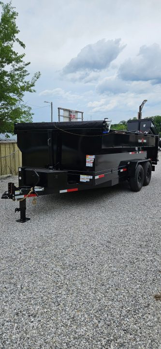 New 2026 Texas Pride Trailers 7x16x3 Tandem Axles Dump Trailer-8K-UPGRADES!!