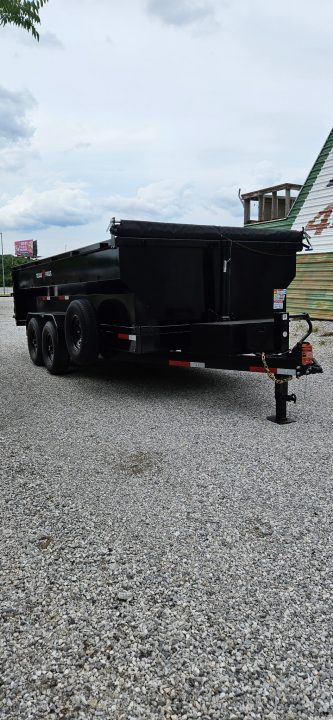 New 2026 Texas Pride Trailers 7x16x3 Tandem Axles Dump Trailer-8K-UPGRADES!!